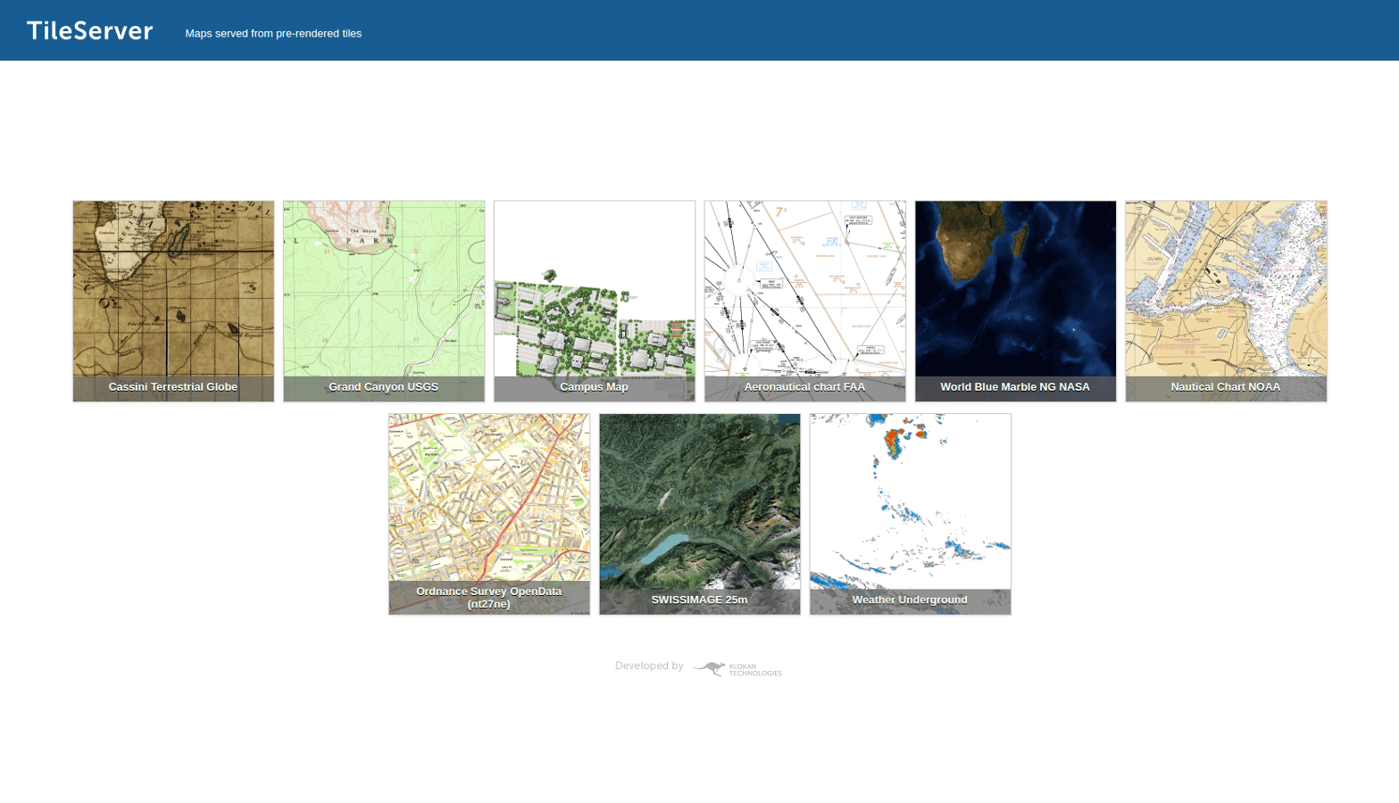 Tileserver - open-source map server