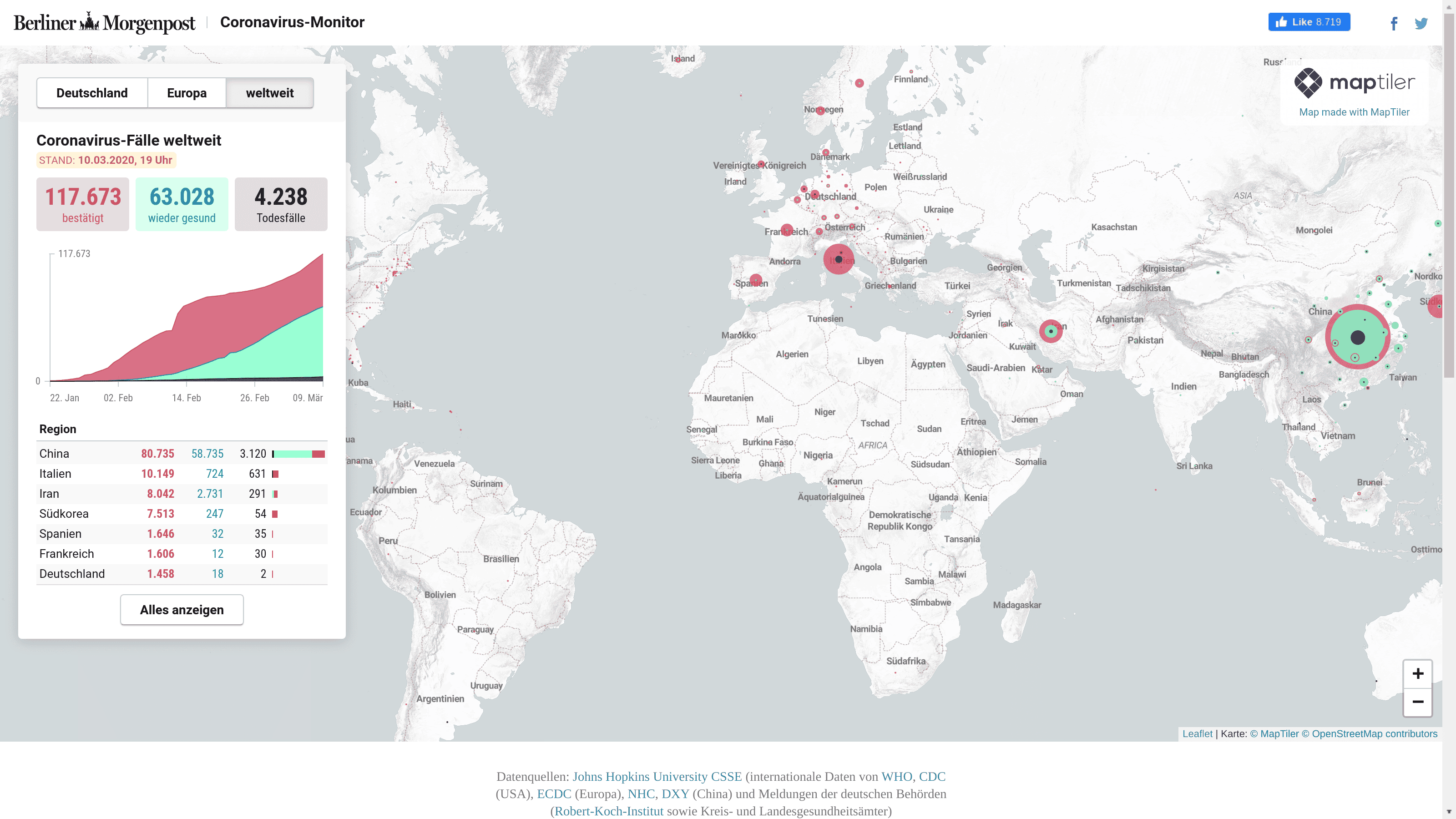 Maps for newspapers