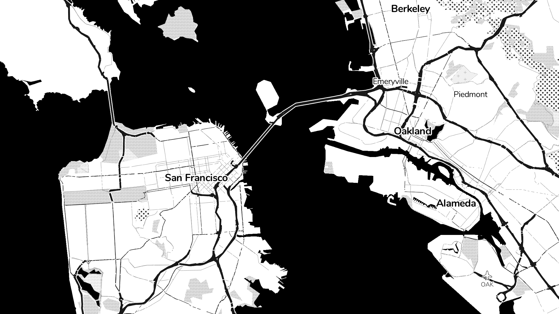 Stamen map design Toner
