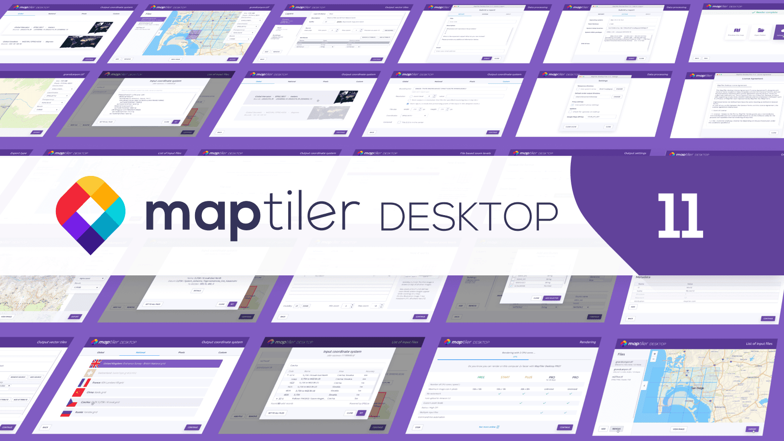 New UX for geodata processing tool