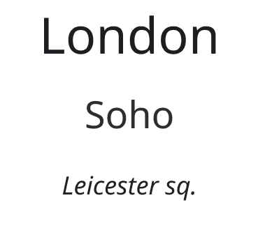 Basic Map Labels