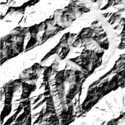 Hillshading from terrainRGB