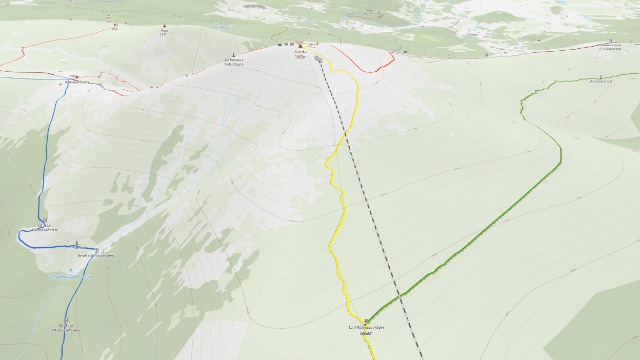 Outdoor map in 3D