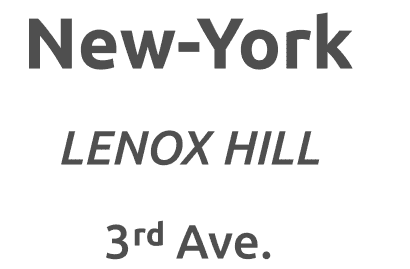 Labels form Street map style